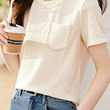 Chic Textured T-Shirt