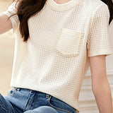 Chic Textured T-Shirt