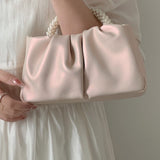 French pleated bag