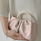 French pleated bag