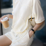 Casual breathable cotton set