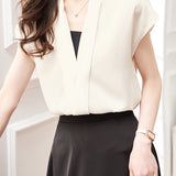 Fashionable Loose Chiffon T-Shirt