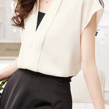 Fashionable Loose Chiffon T-Shirt