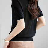 Elegant Lightweight Tencel Knit Top