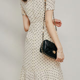 Elegant Polka Dot Dress