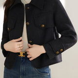 Chanel-style woolen coat