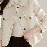 Chanel-style woolen coat