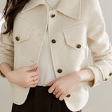 Chanel-style woolen coat