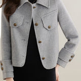 Chanel-style woolen coat