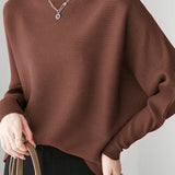 Sabrina Neck Drop Shoulder Knit Top - 11 Colors Available