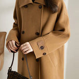 Chic Versatile Woolen Overcoat