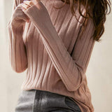 Loose-Fit Lightweight Knit Base Layer Top