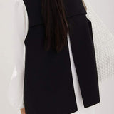 Elegant slit waistcoat