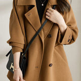 Chic Versatile Woolen Overcoat