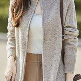 Loose, casual, soft and thick knitted top