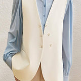 Sleeveless vest suit jacket