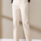 Straight Tube Loose Casual Versatile Thick Cigarette Pants