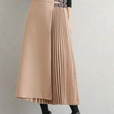 Elegant A-Line Midi Skirt