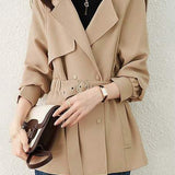 Classic Versatile Short Trench Coat