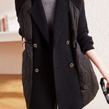 Casual Versatile Color-Block Cotton Jacket