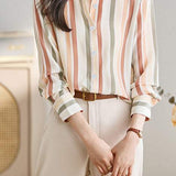 Colorful Striped Long Sleeve Shirt