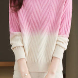 Half-high collar knitted base layer shirt with hidden pattern