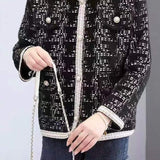 Chanel-Inspired Faux Mink Women's Sweater Jacket