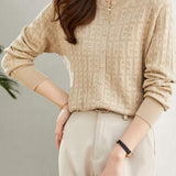 Lightweight Solid Color Knit Cardigan