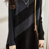 Elegant Long Knit Sweater