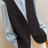 Sleeveless vest suit jacket