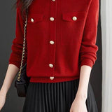 Chanel-style Short Woolen Bottoming Sweater