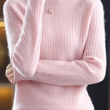 All-matching round-neck knitted top