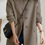 Mid-Length Wool Coat