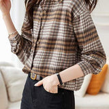 Vintage Plaid Flannel Shirt