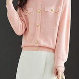 Chanel-style Short Woolen Bottoming Sweater