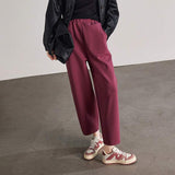 Casual Cropped Sports Scythe Pants