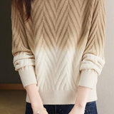 Half-high collar knitted base layer shirt with hidden pattern