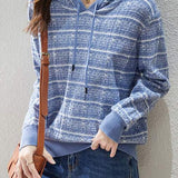 Loose-Fit Hooded Knit Sweater