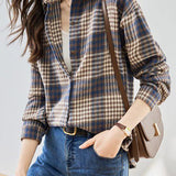 Vintage Plaid Flannel Shirt