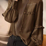 French elegant textured shirt