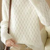 Turtle Neck Casual Aran Knit Sweater - 3 Colors Available