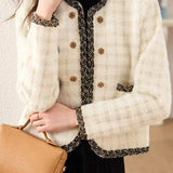 Cropped Chic Knitted Cardigan