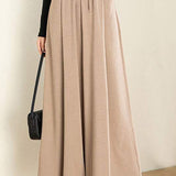 Relaxed Loose Solid Linen Pants