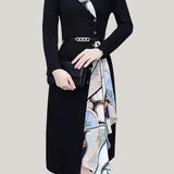 Elegant spliced dress