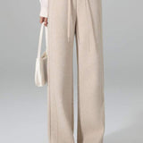 Straight tube loose and draping long pants