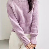 Solid-color All-match Sweater