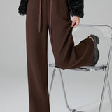 Straight tube loose and draping long pants