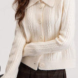 Chanel-inspired Knit Cardigan Jacket