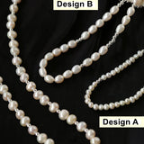 Japanese Minimalist Pearl Necklace