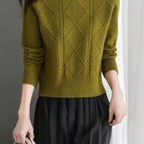 Mock Neck Pullover Knit Base Layer